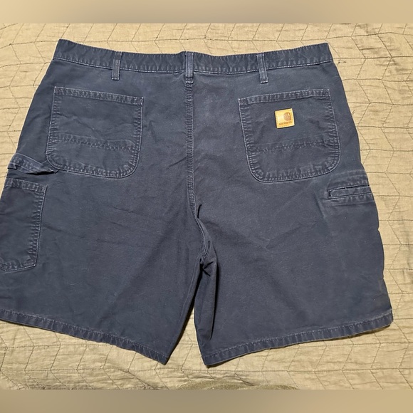 Carhartt Carpenter Utility Workwear Mens Original Fit Navy Shorts. Sz 42 - Picture 4 of 12